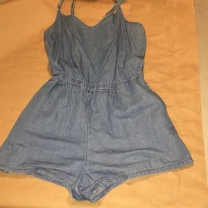 Blue romper